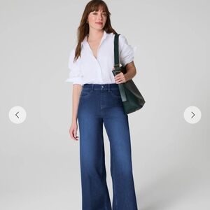 SPANX Dark Blue Flare Jeans